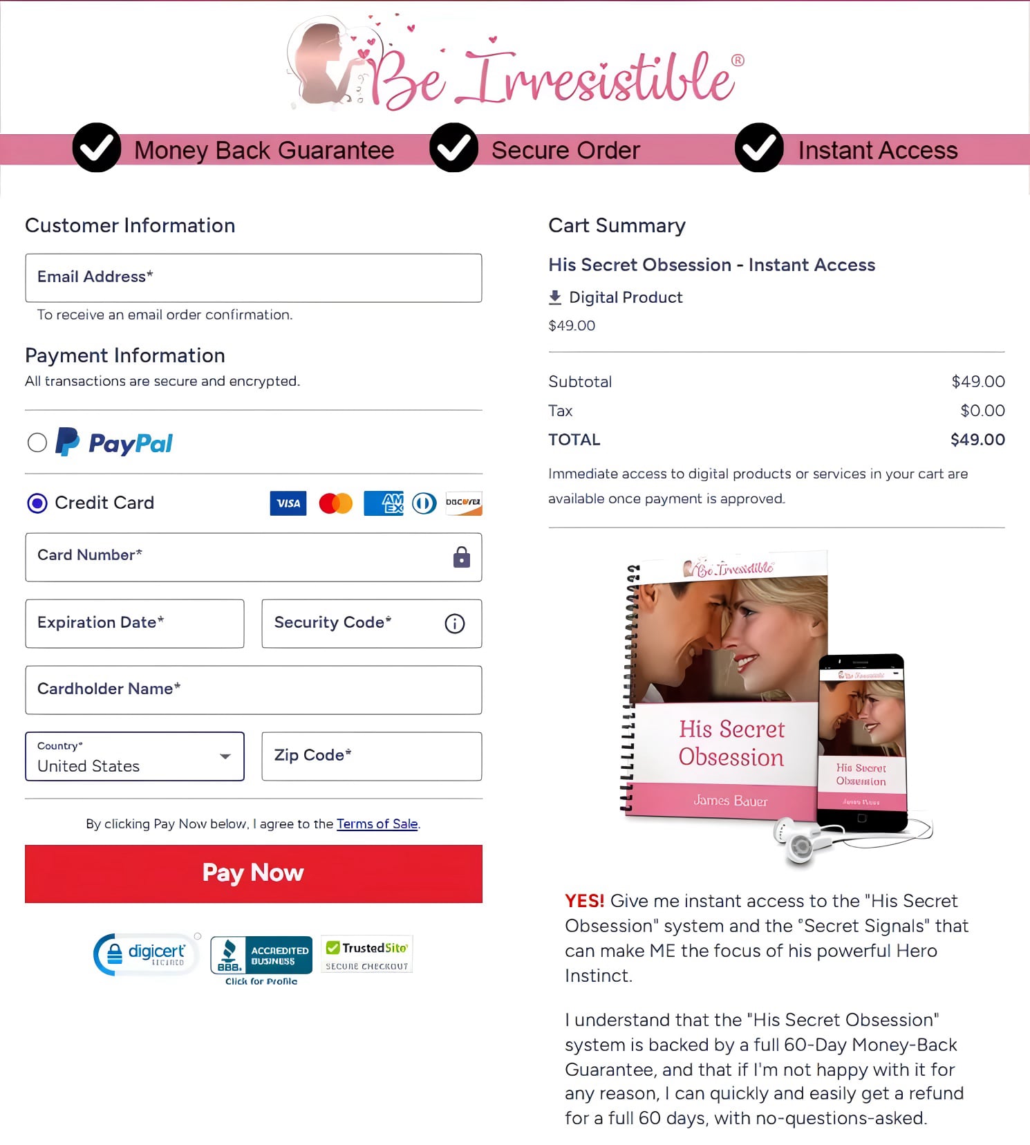 His Secret Obsession